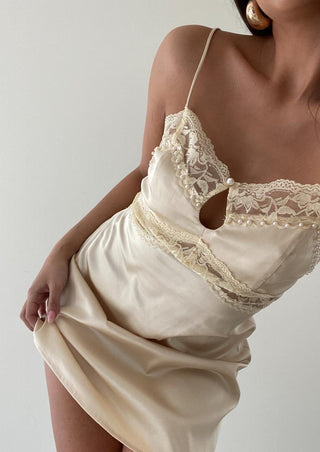 Harlow Lace Trim Mini Dress