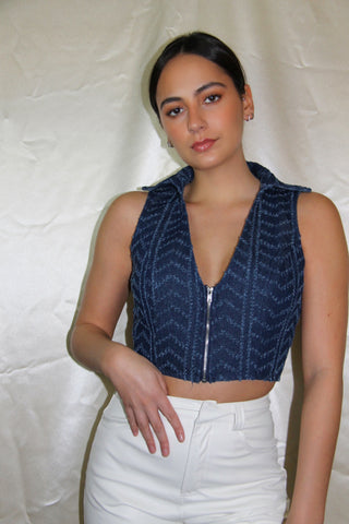 Disco Denim Vest