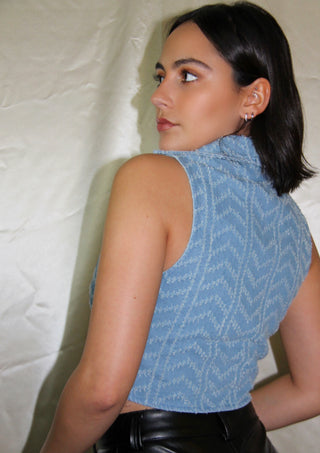 Disco Denim Vest