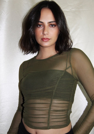 Scandalous Saturday Mesh Top